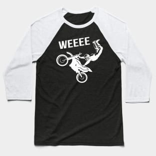 Motocross Motocrosser Fun Baseball T-Shirt